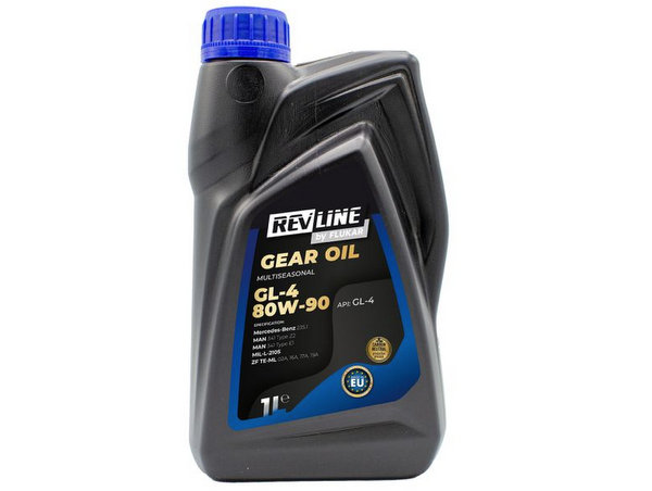 Transmisijas eļļa GEAR OIL 1 litrs 80W90 API GL-4 REVLINE Transmisijas eļļa GEAR OIL 1 litrs 80W90 API GL-4 REVLINE