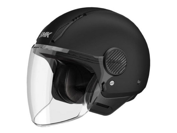 Atvērta tipa moto ķivere SMK LAMINAR melna matēta Atvērta tipa moto ķivere SMK LAMINAR melna matēta