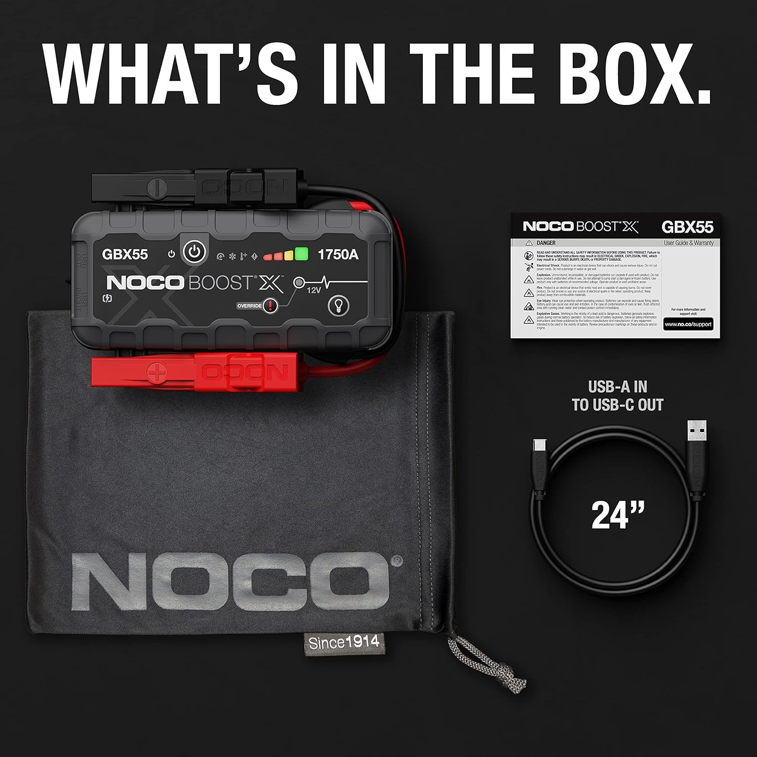 NOCO GBX55 1750A 12V Boost X UltraSafe palaišanas akumulators NOCO GBX55 1750A 12V Boost X UltraSafe palaišanas akumulators - Image 7