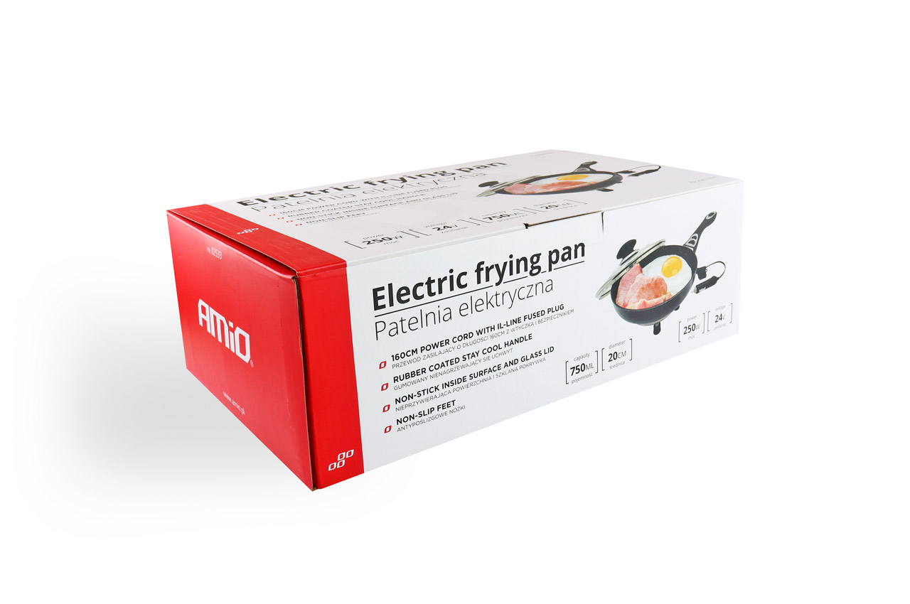 24 V 250 W elektriskā cepšanas panna automašīnai 20 cm x 4 cm AMIO-02533 24 V 250 W elektriskā cepšanas panna automašīnai 20 cm x 4 cm AMIO-02533 - Image 5