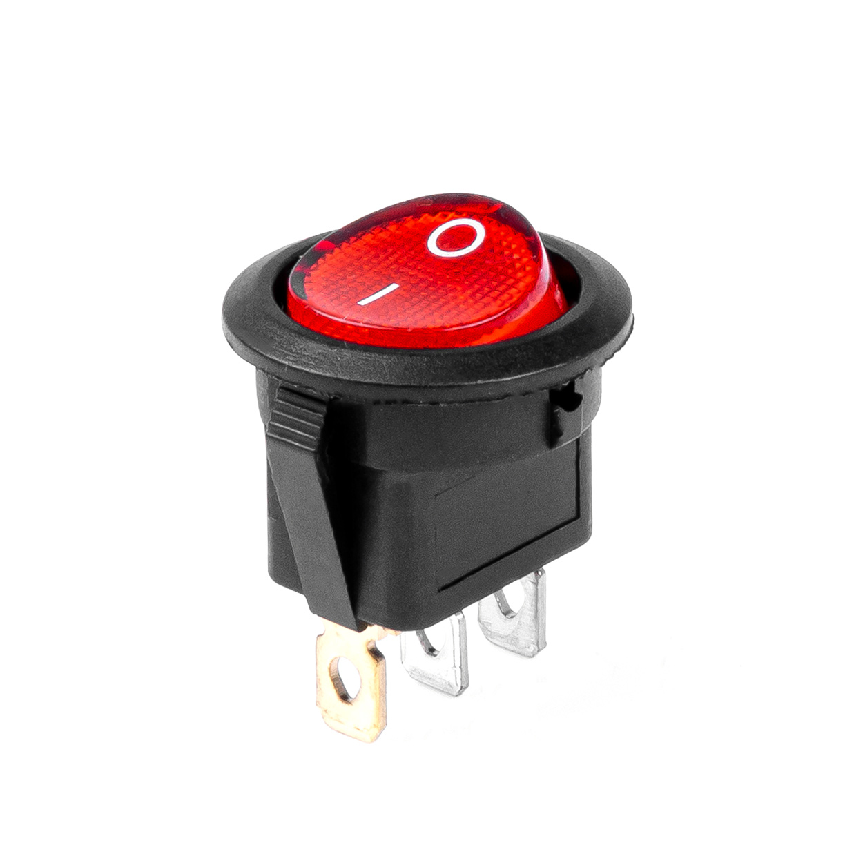 Apaļš slēdzis ar sarkanu gaismu 12/24V max 20A IESLĒGTS/IZSLĒGTS AMIO-03086 Apaļš slēdzis ar sarkanu gaismu 12/24V max 20A IESLĒGTS/IZSLĒGTS AMIO-03086 - Image 2