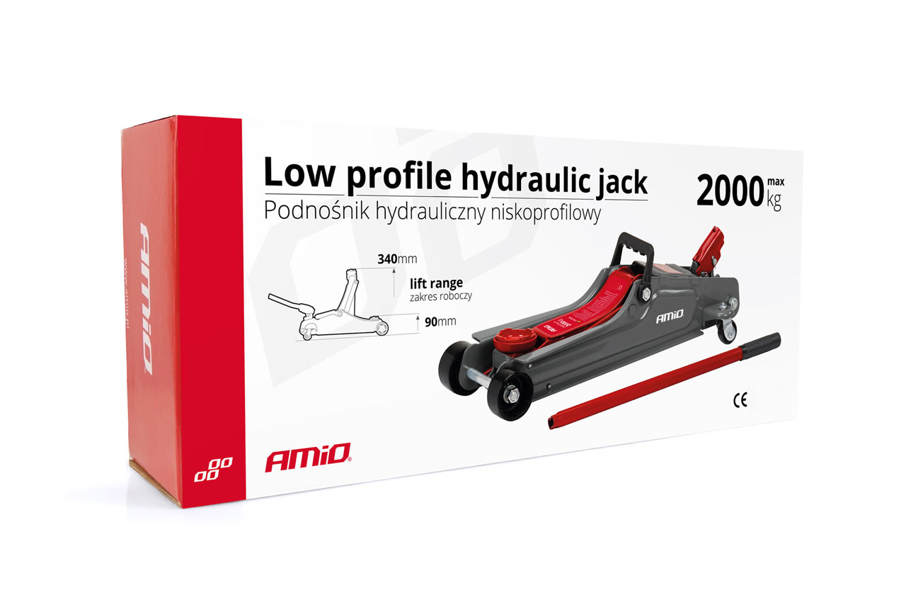 Zema profila 2T hidrauliskais domkrats CE AMIO-02500 Zema profila 2T hidrauliskais domkrats CE AMIO-02500 - Image 4