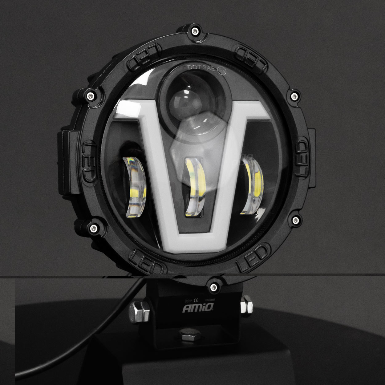 Darba lampa Daudzfunkcionāla 9-36V 50W AMiO Darba lampa Daudzfunkcionāla 9-36V 50W AMiO - Image 3