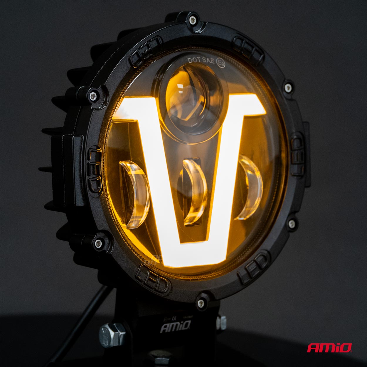 Darba lampa Daudzfunkcionāla 9-36V 50W AMiO Darba lampa Daudzfunkcionāla 9-36V 50W AMiO - Image 4