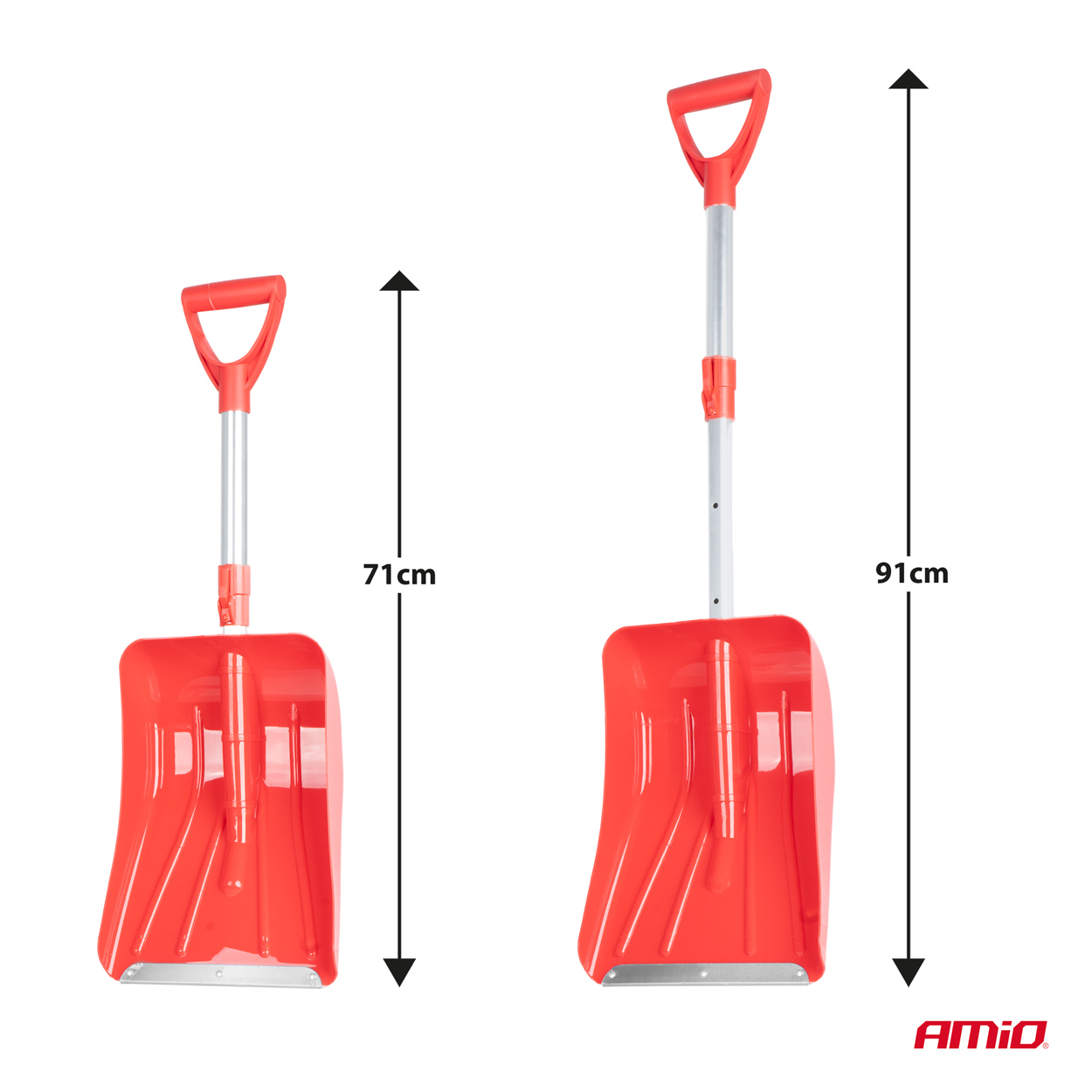 Izvelkama sniega lāpsta ar alumīnija asmeni 71-91 cm AMIO-04151 Izvelkama sniega lāpsta ar alumīnija asmeni 71-91 cm AMIO-04151 - Image 5