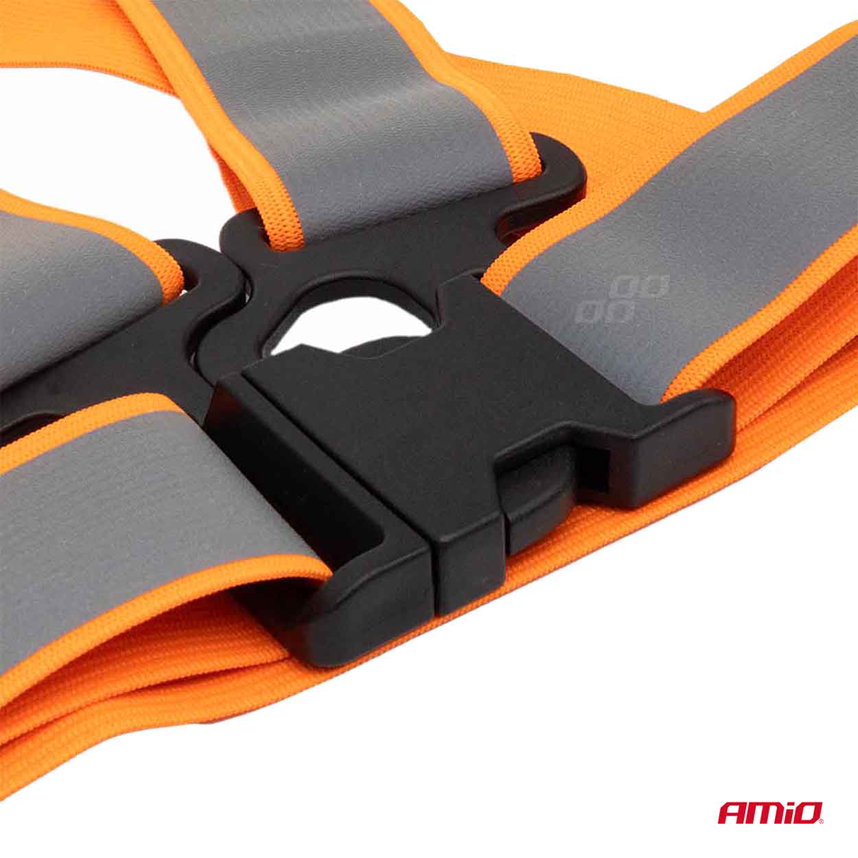 Atstarojoša drošības jostas veste oranžā krāsā AMIO-03939 Atstarojoša drošības jostas veste oranžā krāsā AMIO-03939 - Image 4