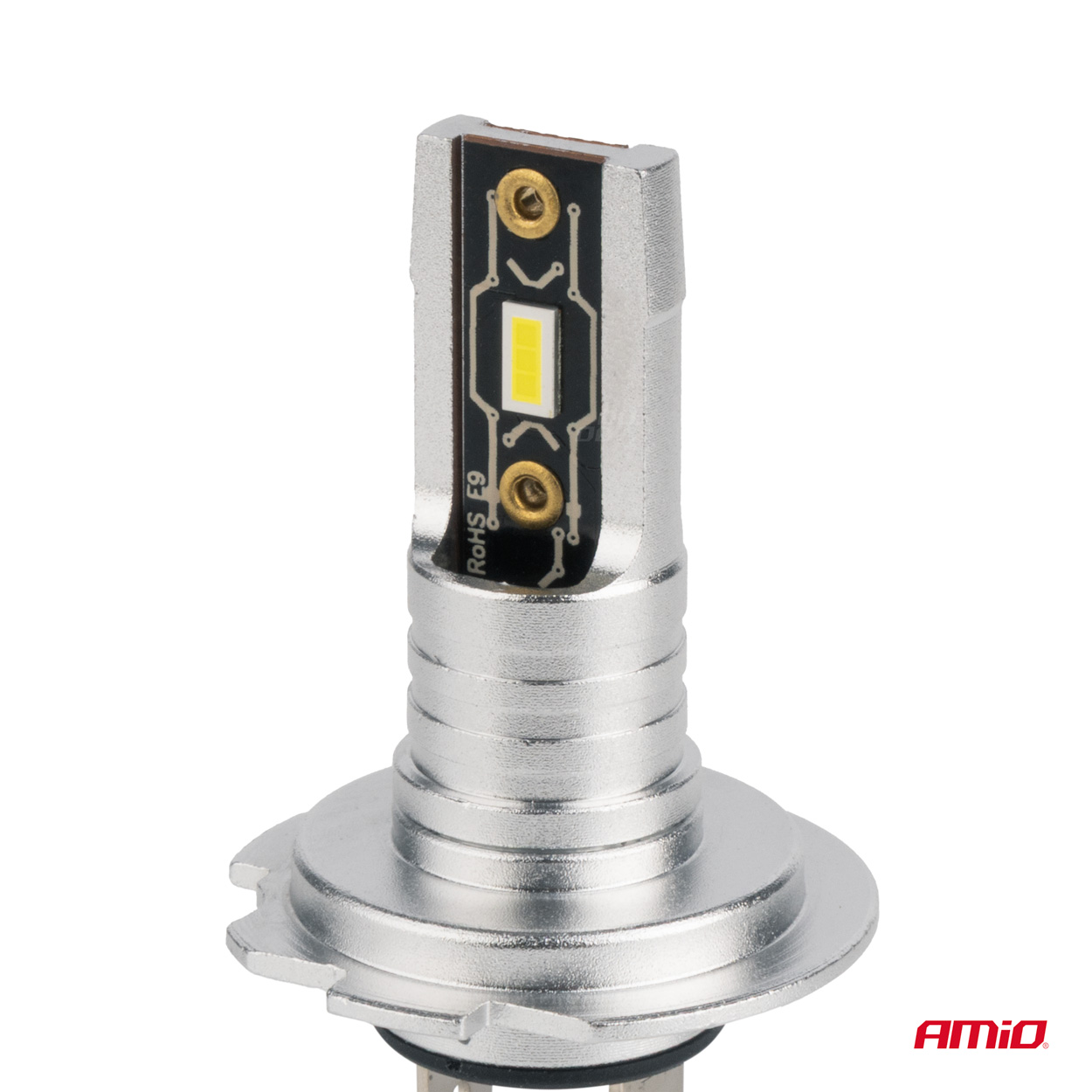 LED H7/H18 priekšējie lukturi H-mini sērija Canbus 42W AMIO-03332 LED H7/H18 priekšējie lukturi H-mini sērija Canbus 42W AMIO-03332 - Image 2