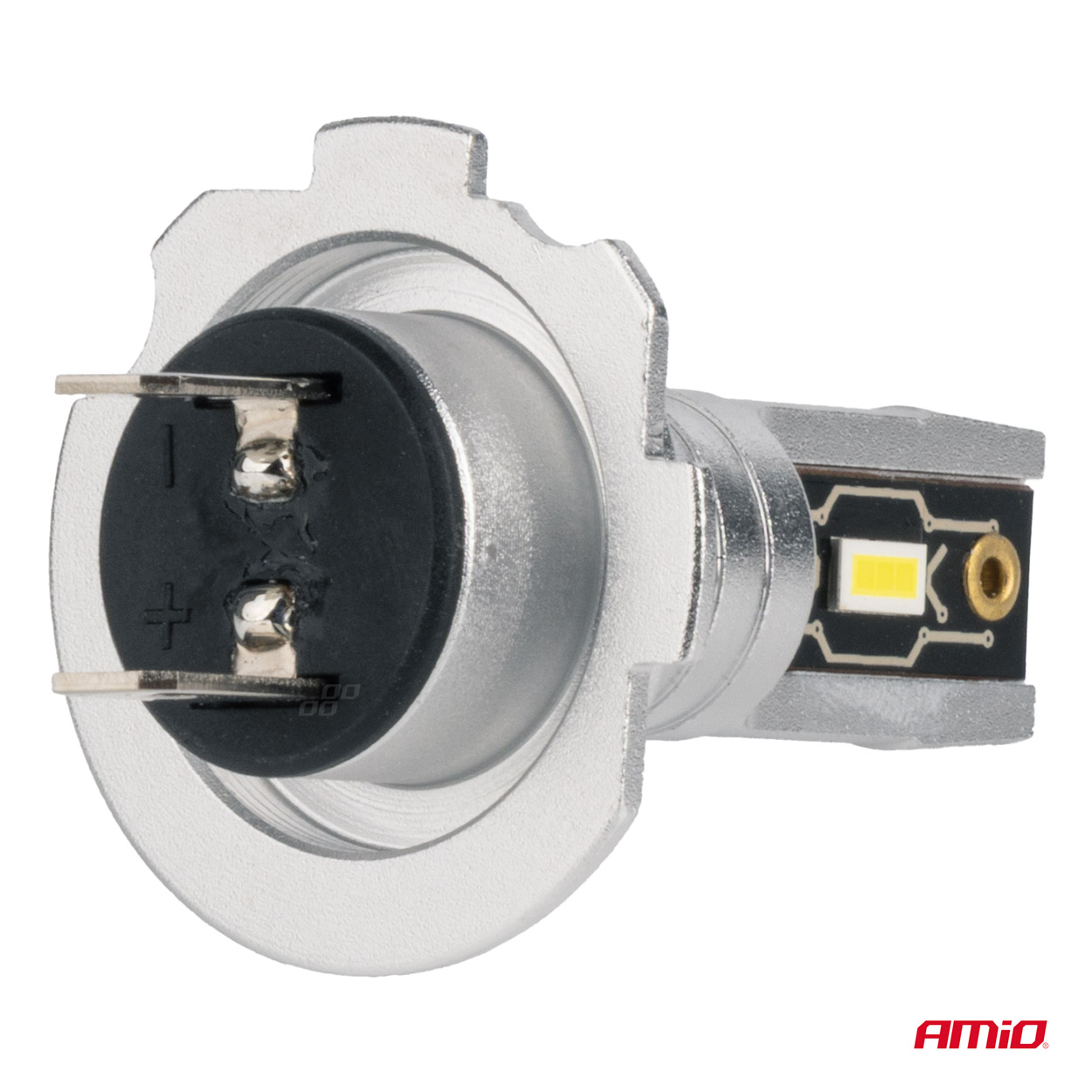 LED H7/H18 priekšējie lukturi H-mini sērija Canbus 42W AMIO-03332 LED H7/H18 priekšējie lukturi H-mini sērija Canbus 42W AMIO-03332 - Image 5