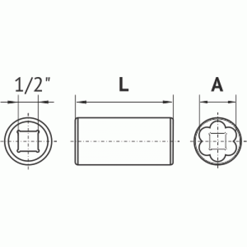 21 mm ārējais trieciena izvilcējs AMIO-40562 21 mm ārējais trieciena izvilcējs AMIO-40562 - Image 3