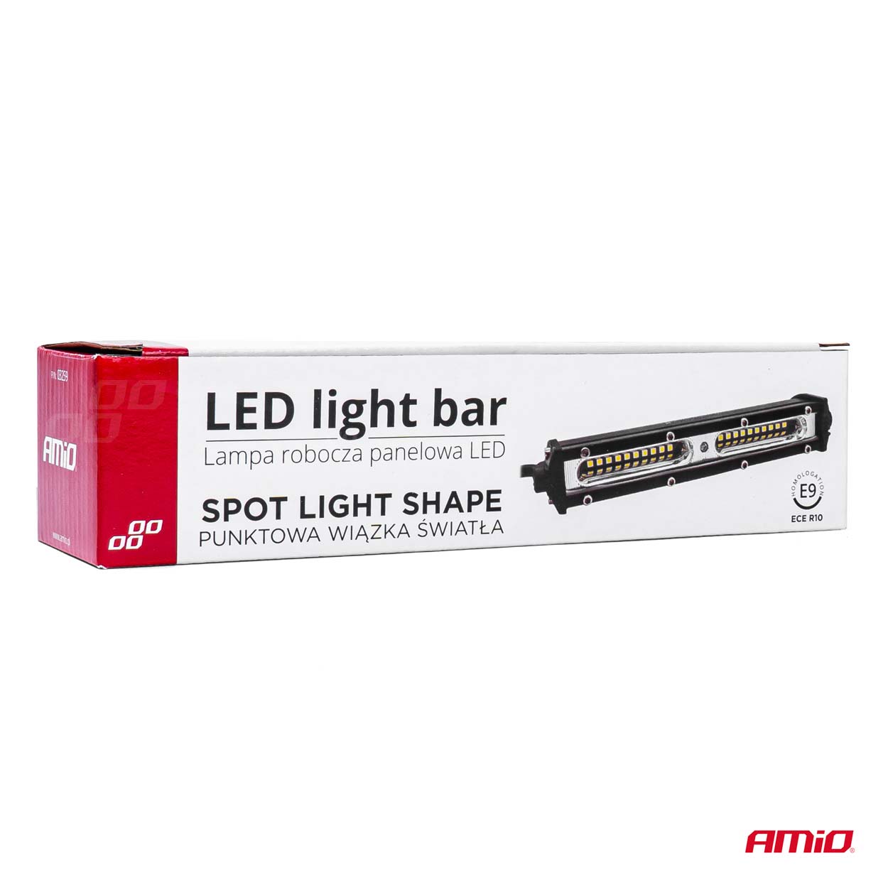 LED darba gaismas stienis, šaurs, 18 cm, 9–36 V, AMIO-03259 AWL48 LED darba gaismas stienis, šaurs, 18 cm, 9–36 V, AMIO-03259 AWL48 - Image 4
