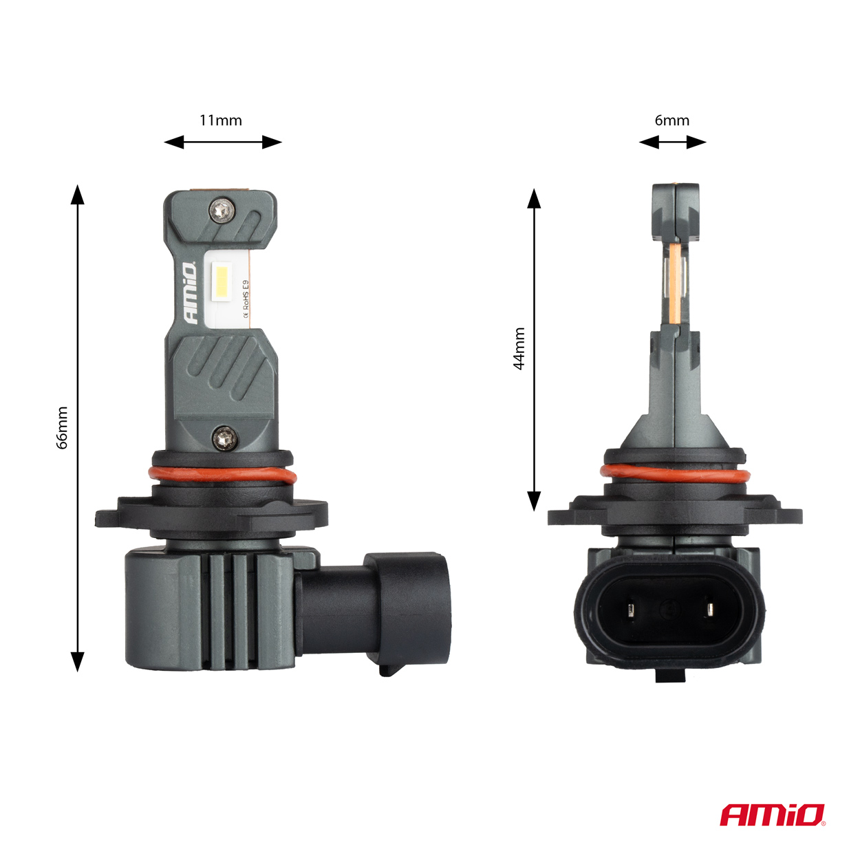 LED HB3 HIR1 H10 priekšējie lukturi Hybrid sērijas Canbus 60W AMIO-04117 LED HB3 HIR1 H10 priekšējie lukturi Hybrid sērijas Canbus 60W AMIO-04117 - Image 4