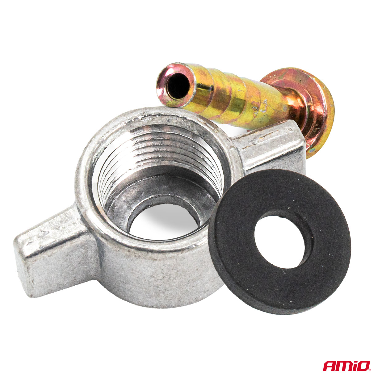 Spārnveida uzgrieznis M16 x 1,5 8 mm gaisa šļūtenei AMIO-04499 Spārnveida uzgrieznis M16 x 1,5 8 mm gaisa šļūtenei AMIO-04499 - Image 3