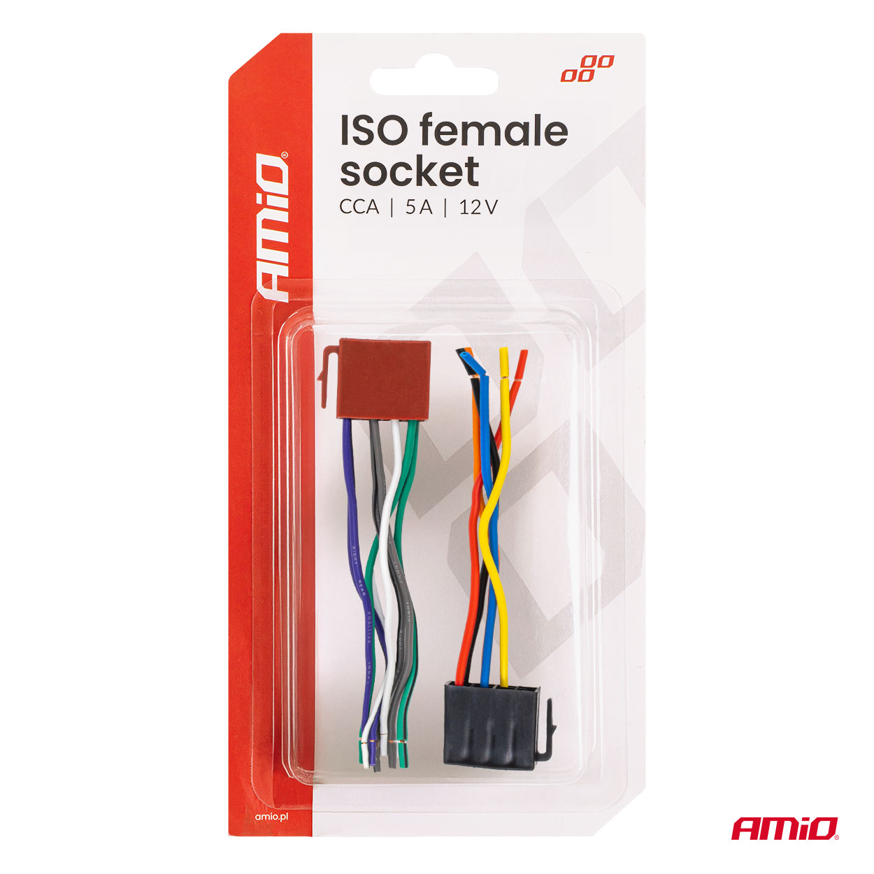 ISO FEMALE ligzda CCA 5A 12V AMIO-04444 ISO FEMALE ligzda CCA 5A 12V AMIO-04444 - Image 5