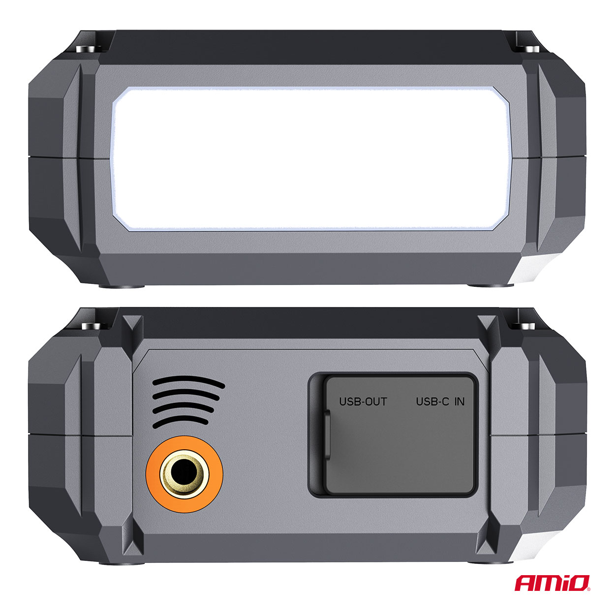 Pārnēsājams 4in1 starteris/LED/gaisa kompresors/ārējā akumulators 12V 7,2Ah 600A PRO AMIO-04674 Pārnēsājams 4in1 starteris/LED/gaisa kompresors/ārējā akumulators 12V 7,2Ah 600A PRO AMIO-04674 - Image 8