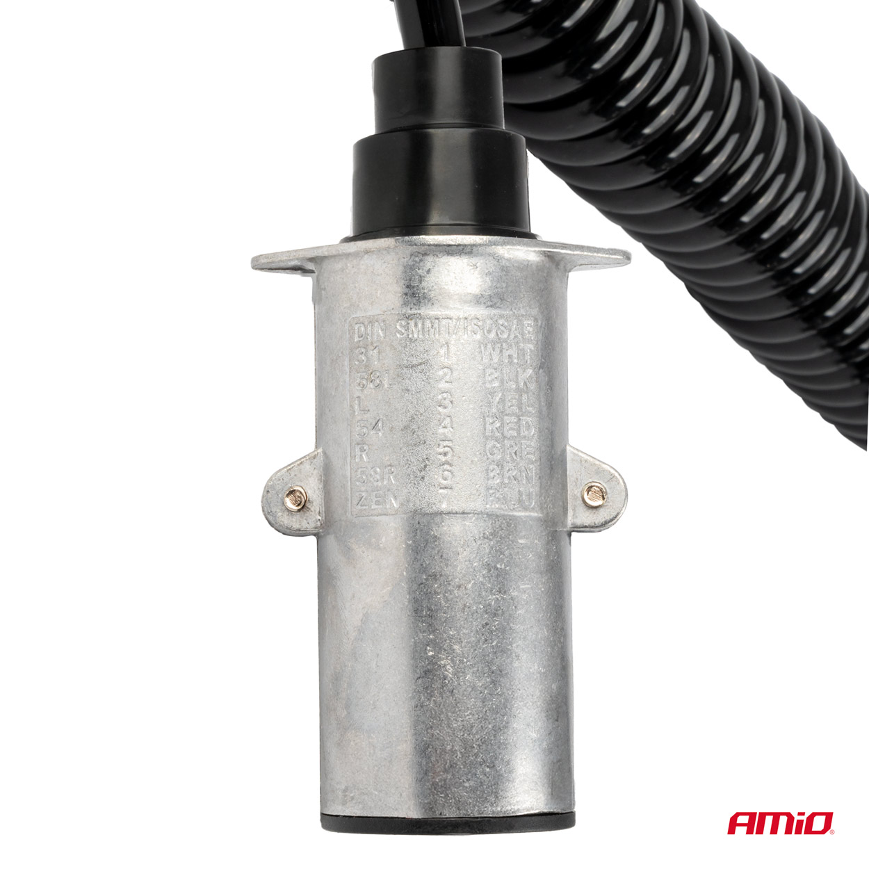 Atsperes kabelis TIR 2x 7 kontaktu N tips 5m 24V AMIO-04379 Atsperes kabelis TIR 2x 7 kontaktu N tips 5m 24V AMIO-04379 - Image 3