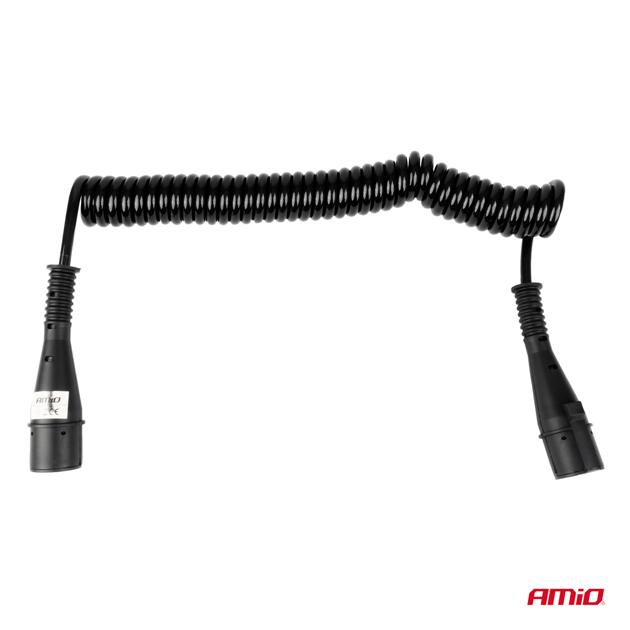 Atsperes kabelis TIR 2x 7 kontaktu N tips 5m 24V AMIO-04380 Atsperes kabelis TIR 2x 7 kontaktu N tips 5m 24V AMIO-04380 - Image 2