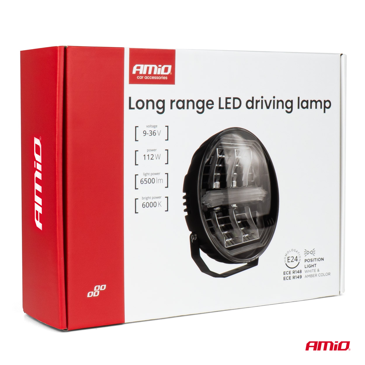 LED tālās darbības lukturis ar stāvgaismas funkciju 112W 12/24V AMIO-04534 LED tālās darbības lukturis ar stāvgaismas funkciju 112W 12/24V AMIO-04534 - Image 9