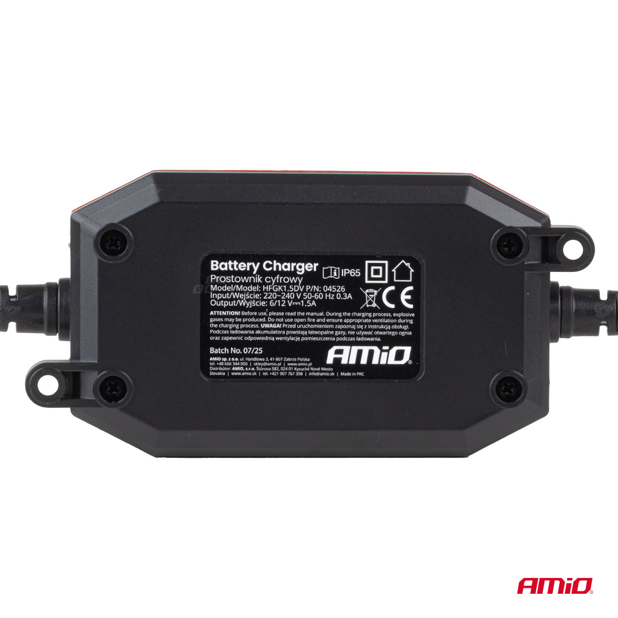Digitālais akumulatora lādētājs AGM GEL STD LiFePo4 MAX 1,5A 6/12V AMIO-04526 Digitālais akumulatora lādētājs AGM GEL STD LiFePo4 MAX 1,5A 6/12V AMIO-04526 - Image 7