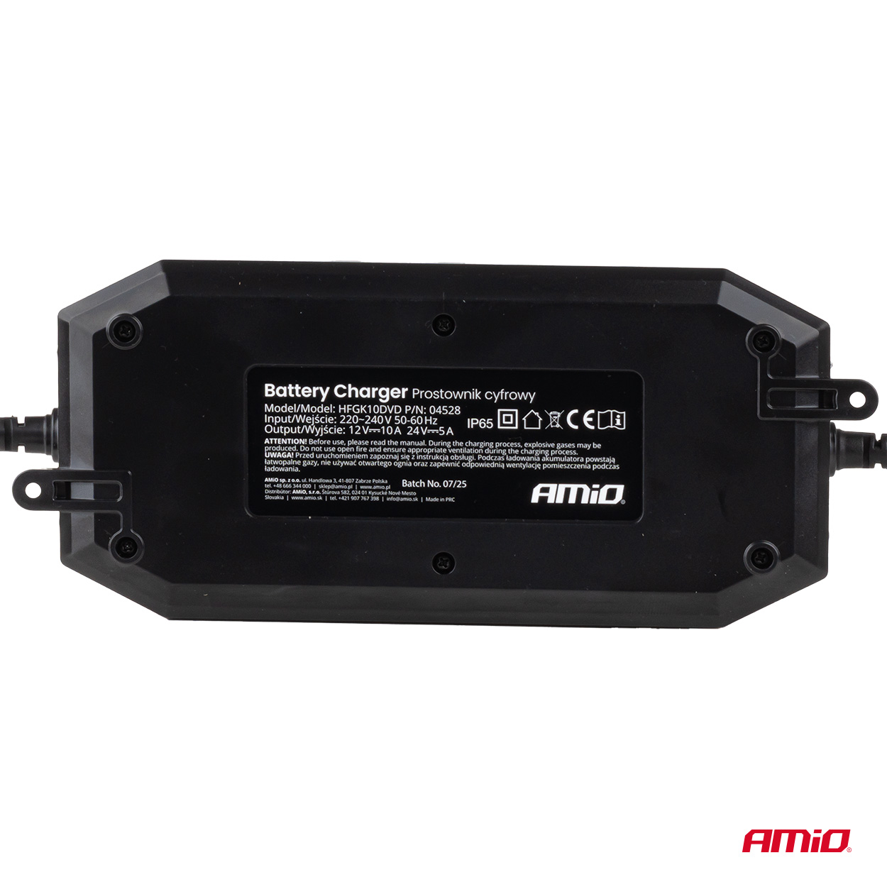 Digitālais 10A akumulatora lādētājs AGM GEL STD LiFePo4 12/24V PRO AMIO-04528 Digitālais 10A akumulatora lādētājs AGM GEL STD LiFePo4 12/24V PRO AMIO-04528 - Image 7