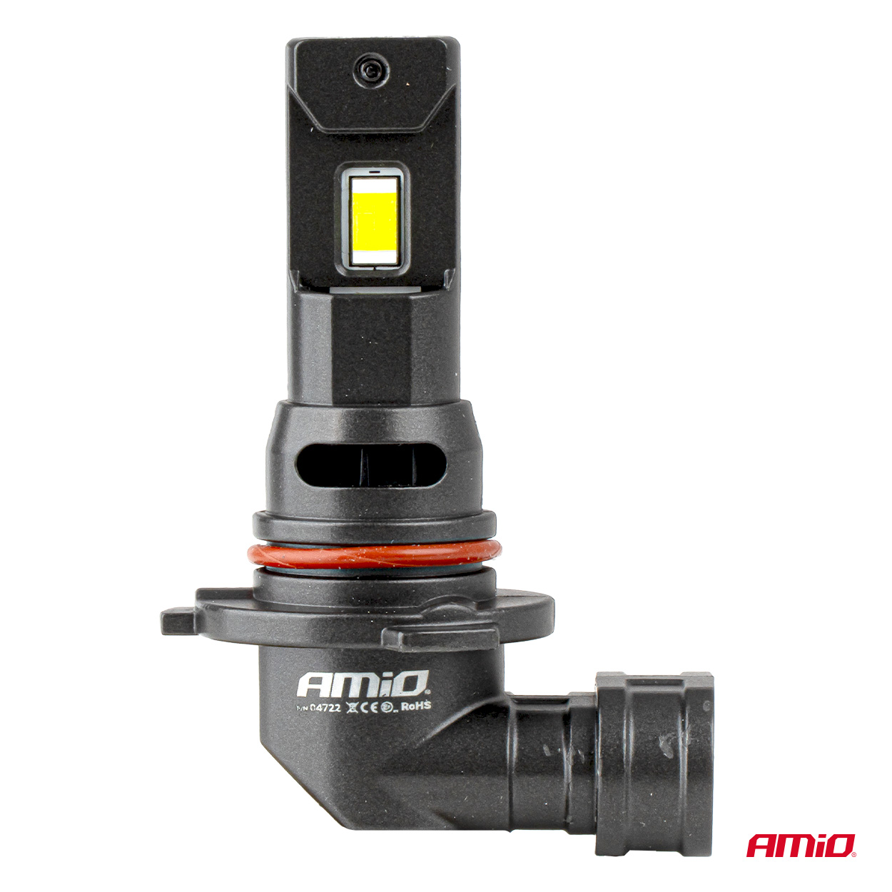 LED HB3 9005 68W priekšējie lukturi, F25 PRO sērija, melni, pilns CANBUS 12/24V AMIO-04722 LED HB3 9005 68W priekšējie lukturi, F25 PRO sērija, melni, pilns CANBUS 12/24V AMIO-04722 - Image 2