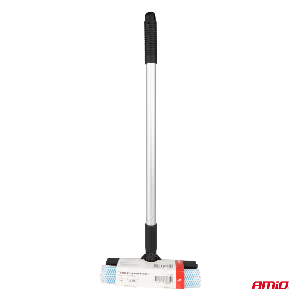 Alumīnija logu tīrīšanas slotiņa 20 cm galva 59/100 cm AMIO-03855 Alumīnija logu tīrīšanas slotiņa 20 cm galva 59/100 cm AMIO-03855 - Image 5