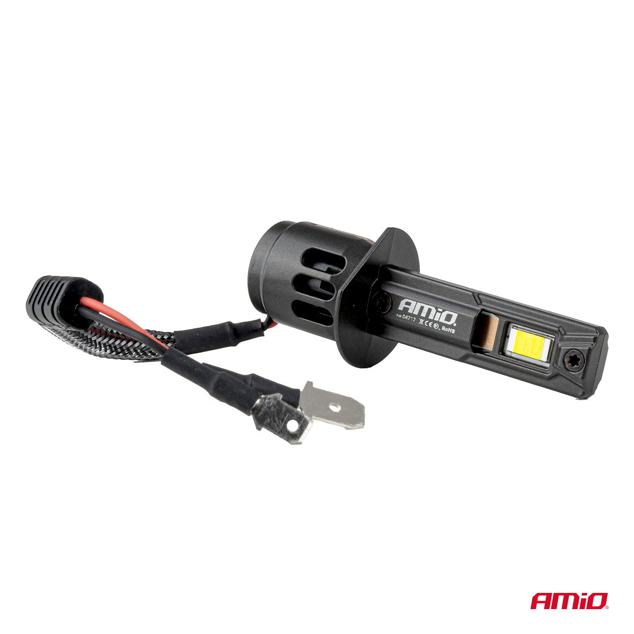 LED H1 68W priekšējie lukturi Sērija F25 PRO MELNI FULL CANBUS 12/24V AMIO-04717 LED H1 68W priekšējie lukturi Sērija F25 PRO MELNI FULL CANBUS 12/24V AMIO-04717 - Image 5