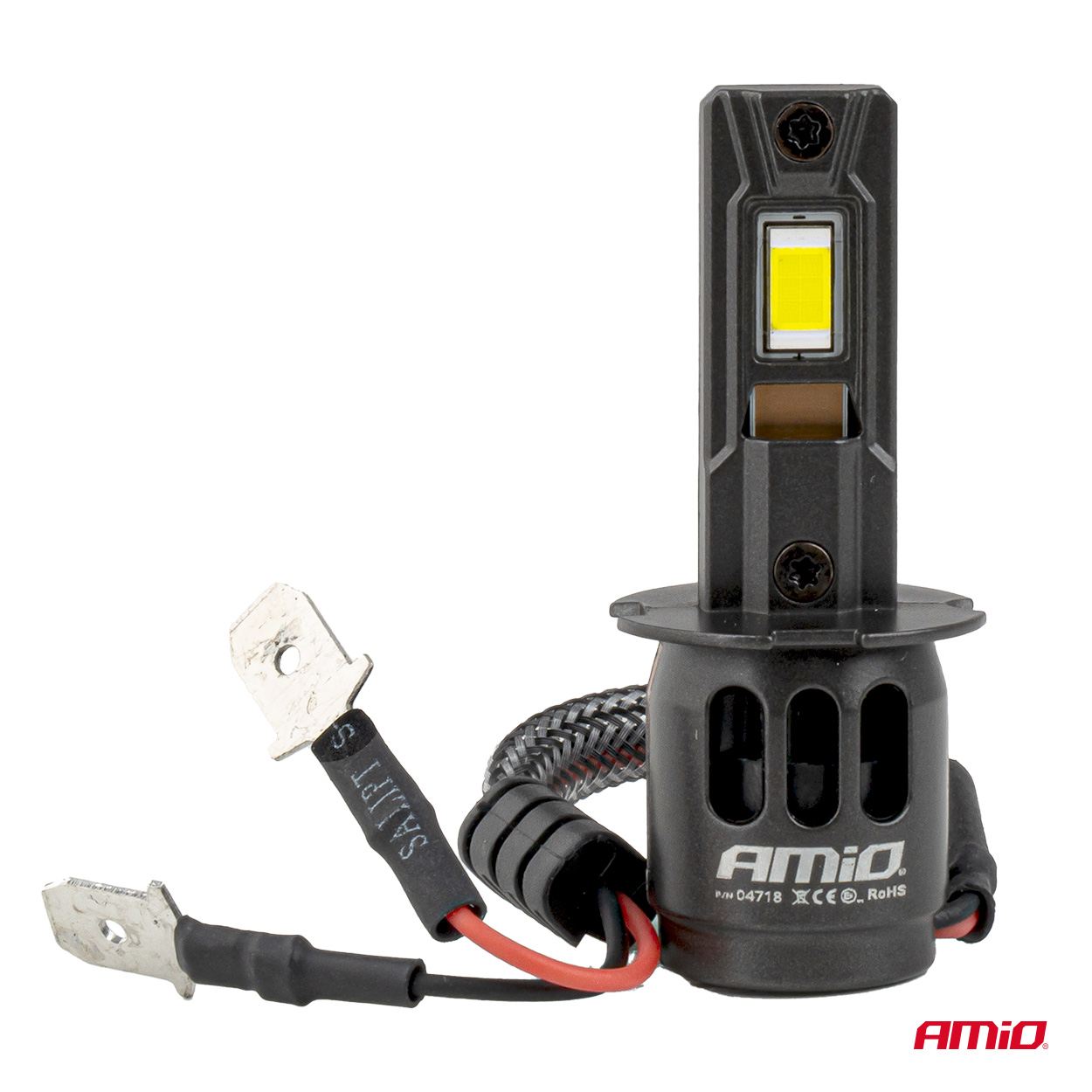 LED priekšējie lukturi sērija F25 PRO MELNI FULL CANBUS H3 68W 12V 24V AMIO-04718 LED priekšējie lukturi sērija F25 PRO MELNI FULL CANBUS H3 68W 12V 24V AMIO-04718 - Image 2