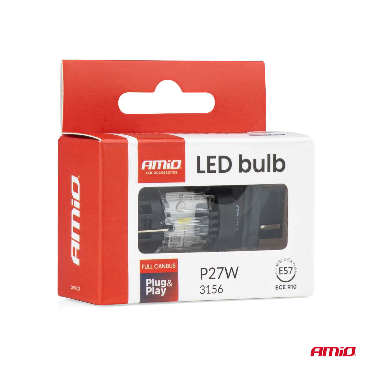 LED P27W spuldze LumiTec 3156 12V FULL CANBUS balta 1 gab. AMIO-04690 LED P27W spuldze LumiTec 3156 12V FULL CANBUS balta 1 gab. AMIO-04690 - Image 5