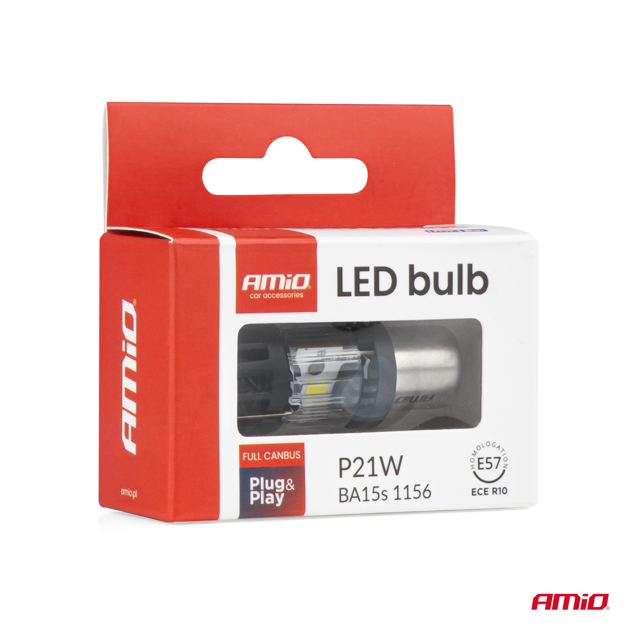 LED spuldze LumiTec BA15S P21W 12V FULL CANBUS balta 1 gab. AMIO-04688 LED spuldze LumiTec BA15S P21W 12V FULL CANBUS balta 1 gab. AMIO-04688 - Image 5