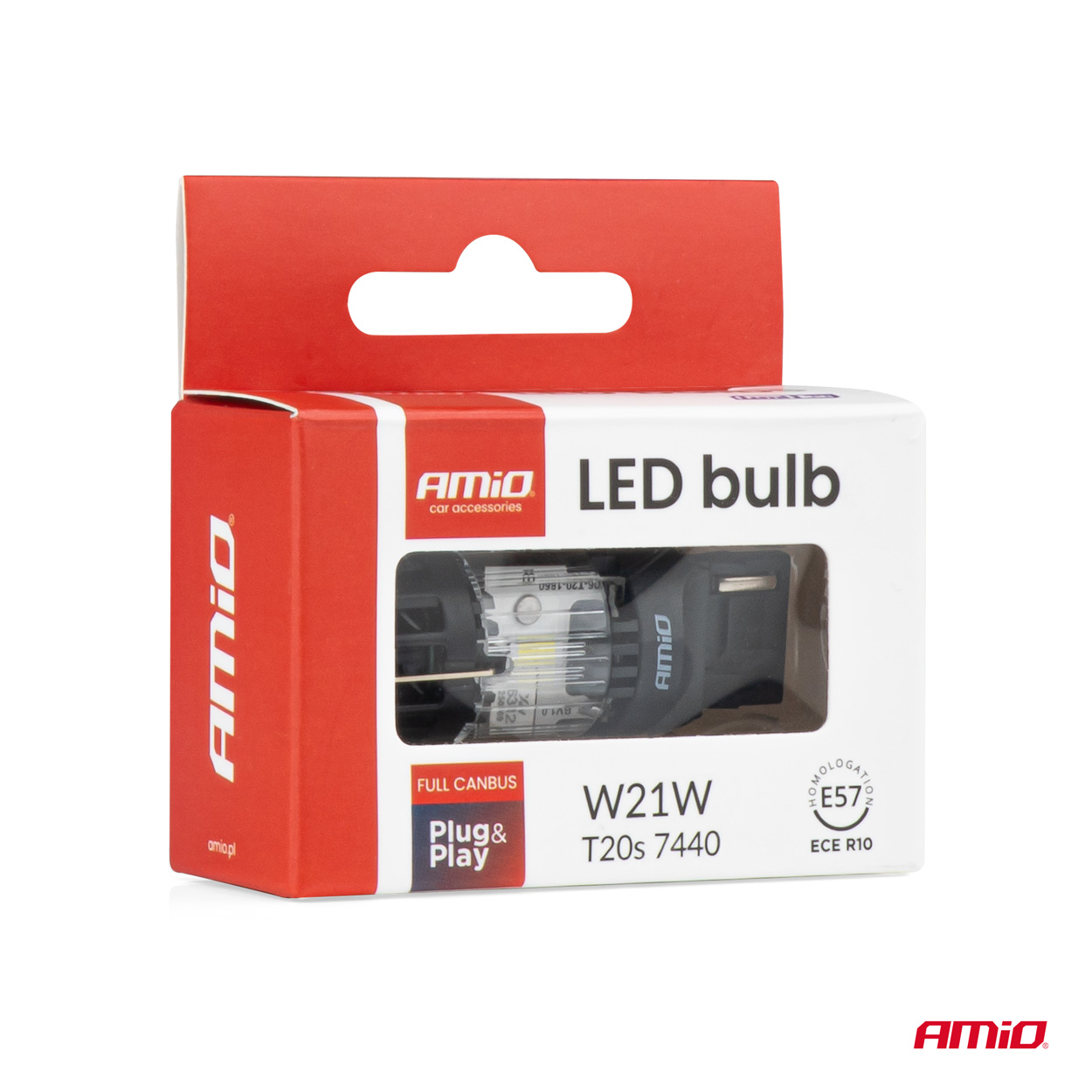 LED spuldze LumiTec T20S 7440 W21W 12V FULL CANBUS balta 1 gab. AMIO-04686 LED spuldze LumiTec T20S 7440 W21W 12V FULL CANBUS balta 1 gab. AMIO-04686 - Image 5