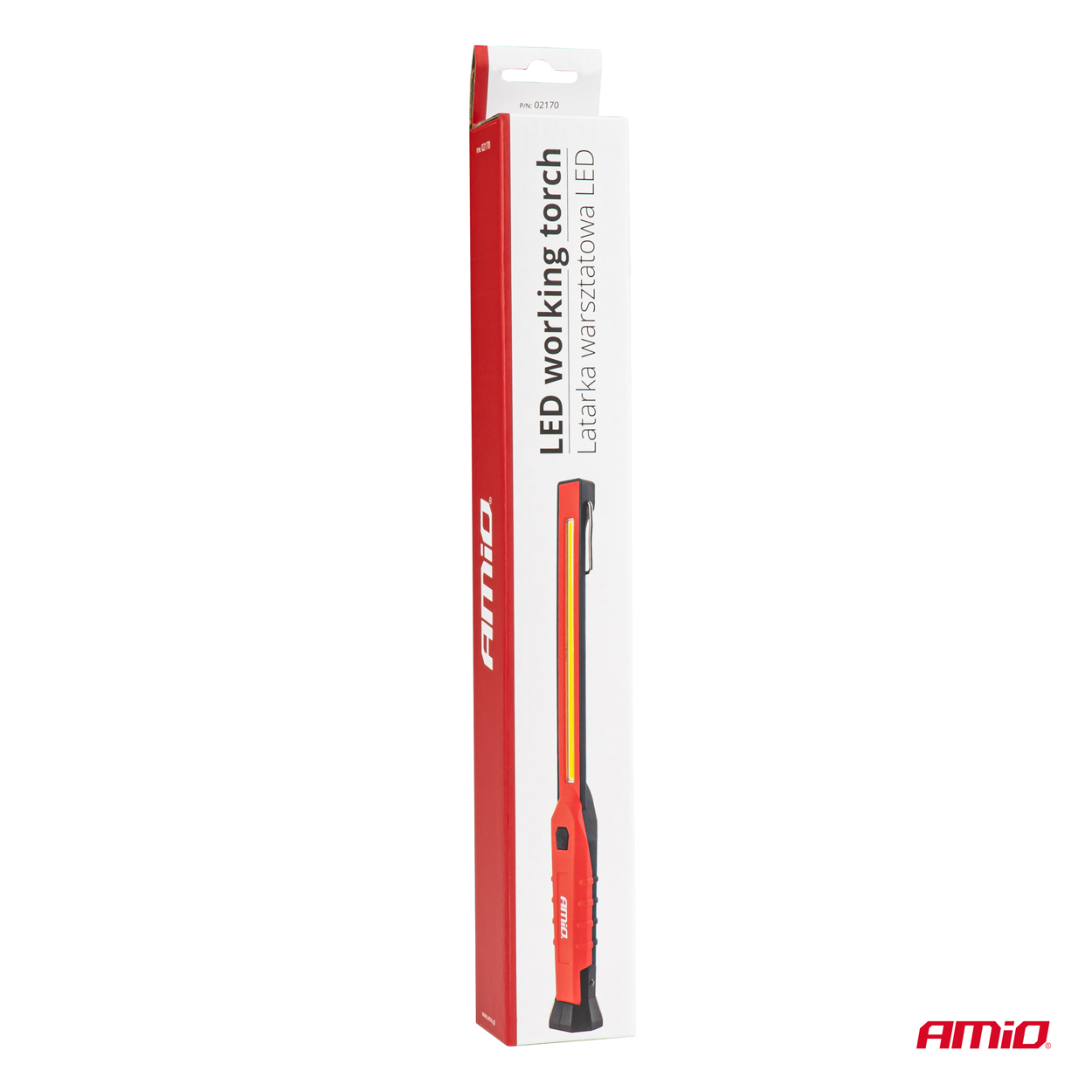LED pārbaudes lampa 3W COB, 1800 mAh AMIO-02170 LED pārbaudes lampa 3W COB, 1800 mAh AMIO-02170 - Image 7