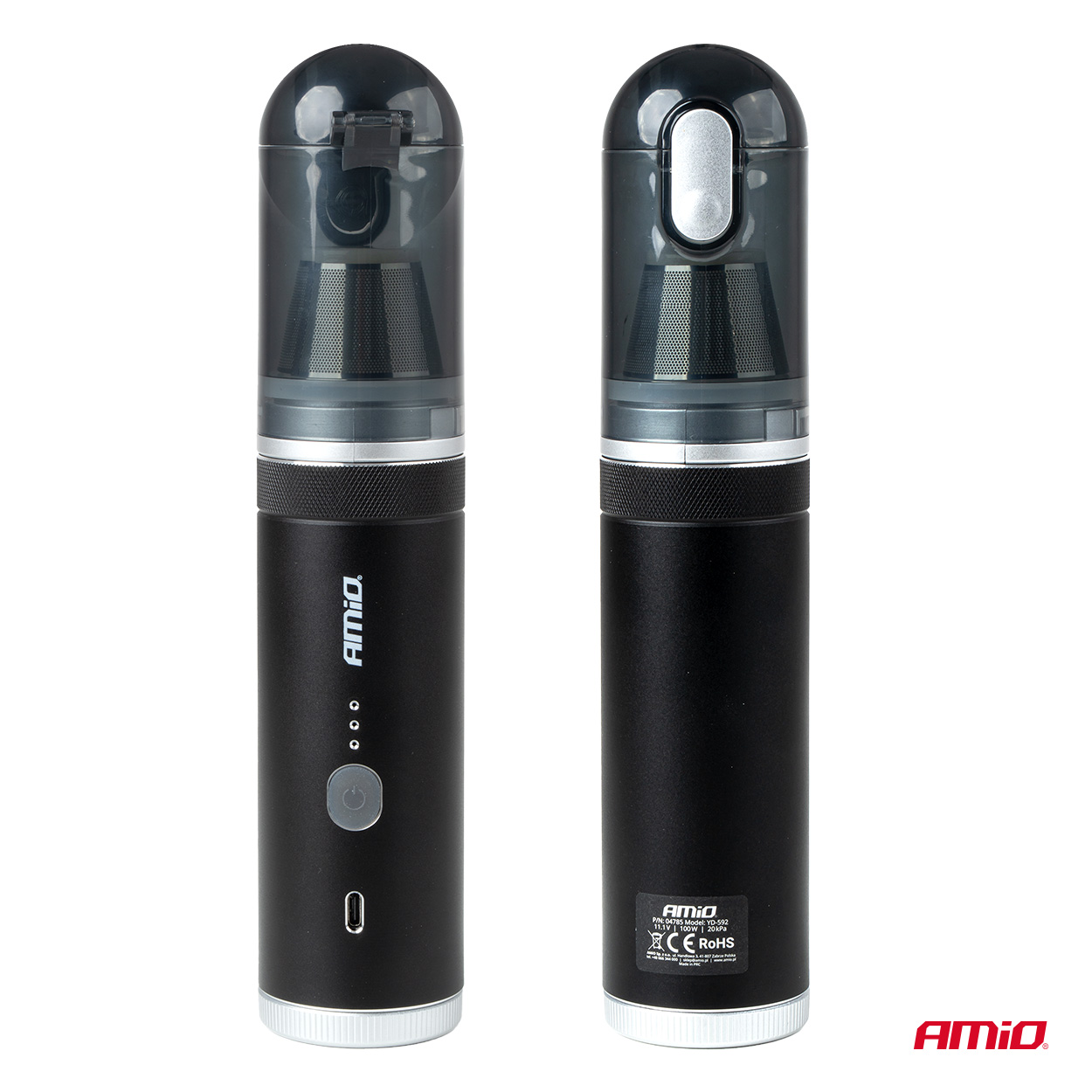 Bezvadu bezsuku automašīnas putekļsūcējs ar sūkņa funkciju 100 W 20 kPa USB-C AMIO-04785 Bezvadu bezsuku automašīnas putekļsūcējs ar sūkņa funkciju 100 W 20 kPa USB-C AMIO-04785 - Image 9