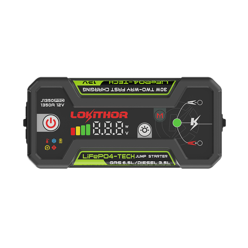 Lokithor J1350 PRO starteris 12V 1350A Lokithor J1350 PRO starteris 12V 1350A - Image 2