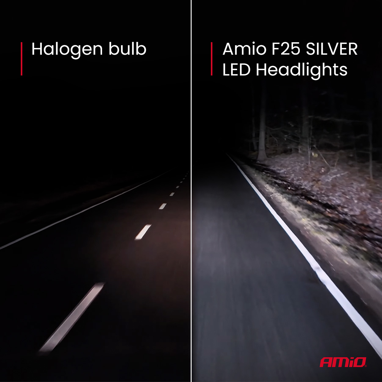 LED H7/H18 priekšējie lukturi Sērija F25 SUDRABI FULL CANBUS 62W 12/24V AMIO-04704 LED H7/H18 priekšējie lukturi Sērija F25 SUDRABI FULL CANBUS 62W 12/24V AMIO-04704 - Image 4