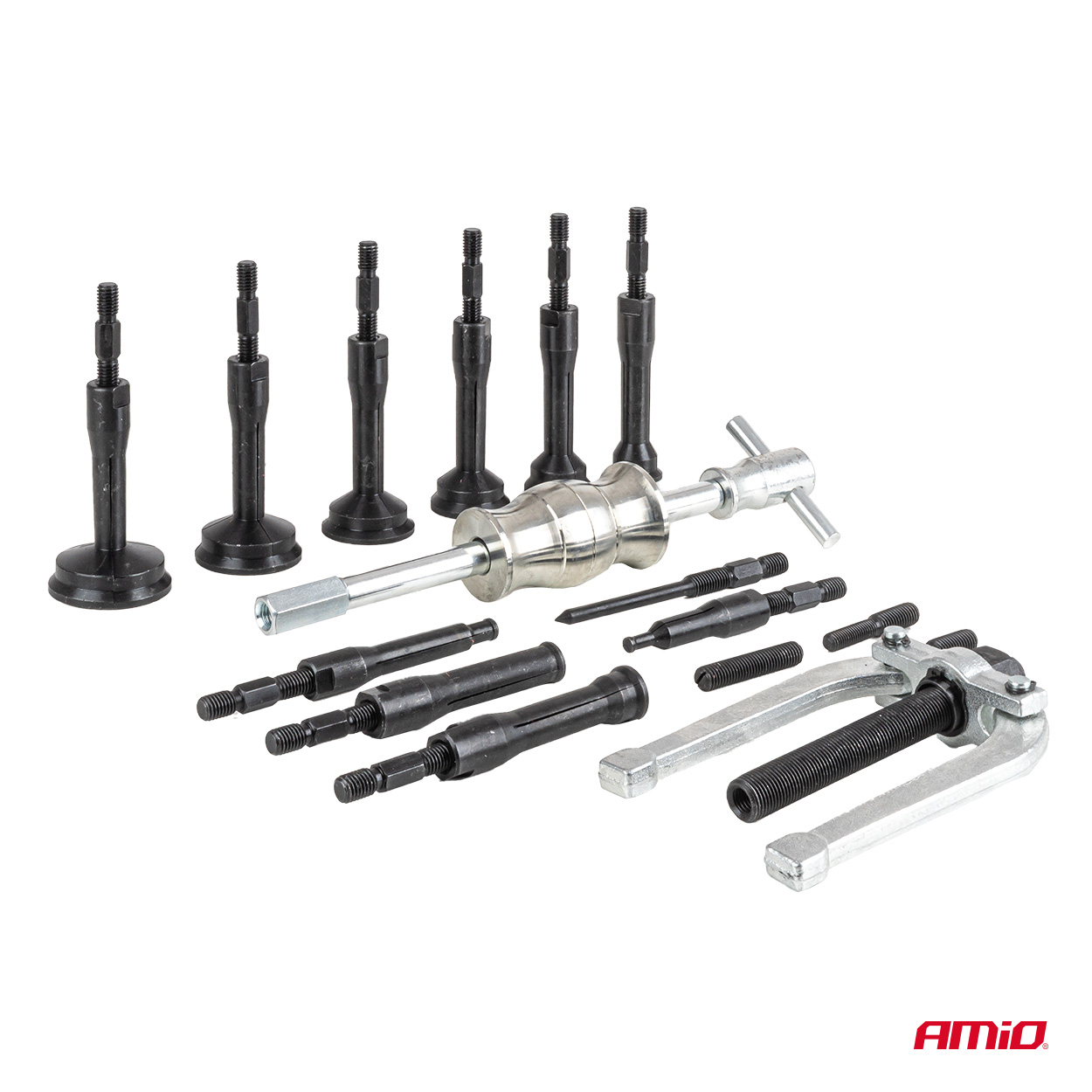 Inerciālā āmura gultņu noņemšanas instruments 8–58 mm 16el. AMIO-04758 Inerciālā āmura gultņu noņemšanas instruments 8–58 mm 16el. AMIO-04758 - Image 5