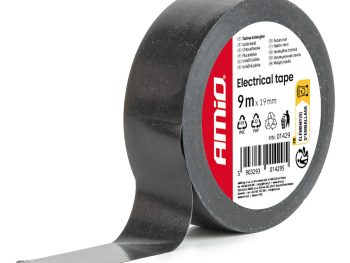 Melna lente 19 mm x 9 m AMIO-01429