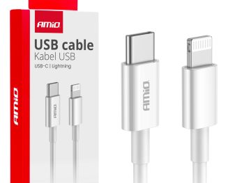 USB-C uz Lightning 20W 100cm FullLINK AMIO-03898