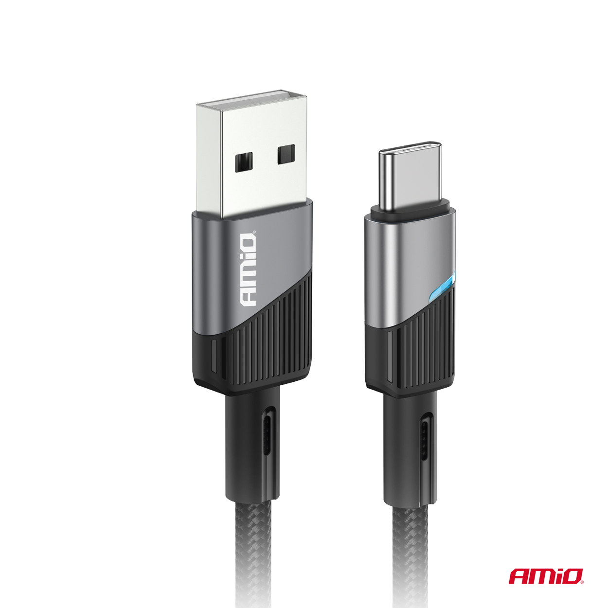 USB uz USB-C kabelis 3A 100cm FullLINK AMIO-03923 USB uz USB-C kabelis 3A 100cm FullLINK AMIO-03923 - Image 3