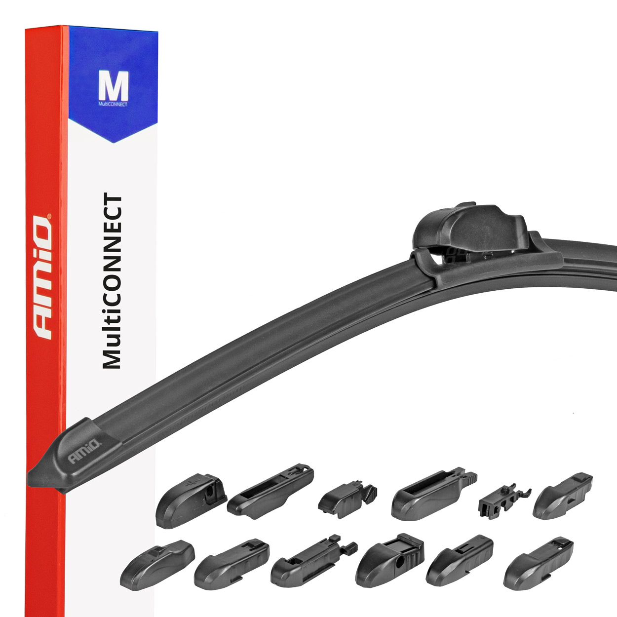 Plakanā logu tīrītāja slotiņa MultiConnect 18" (450 mm) 12 adapteri AMIO-01193 Plakanā logu tīrītāja slotiņa MultiConnect 18" (450 mm) 12 adapteri AMIO-01193