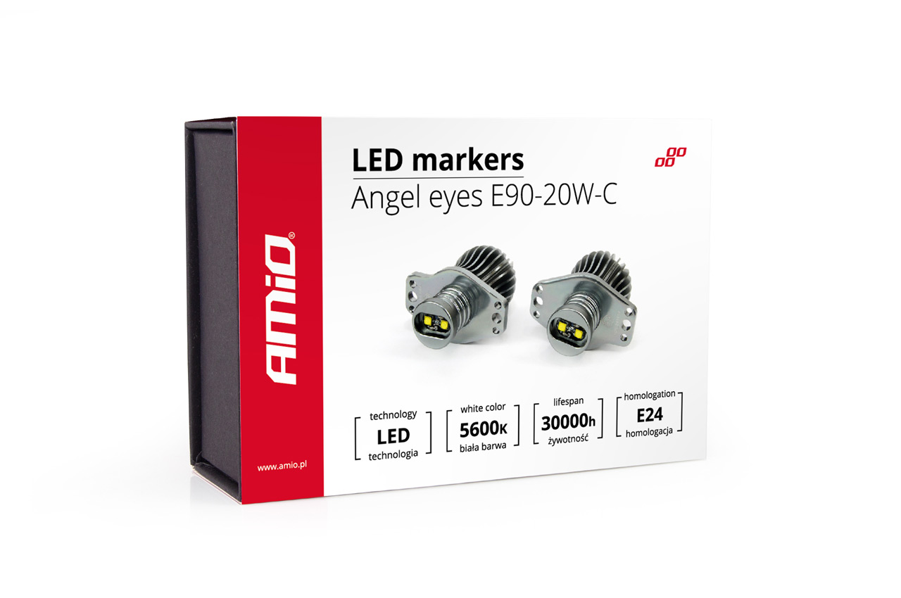 LED Angel eyes BMW E90/E91 E90-20W-C AMIO-01541 LED Angel eyes BMW E90/E91 E90-20W-C AMIO-01541
