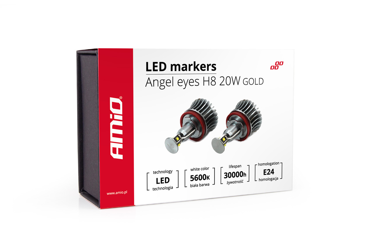 LED Angel eyes BMW H8 20W ZELTA AMIO-01543 LED Angel eyes BMW H8 20W ZELTA AMIO-01543