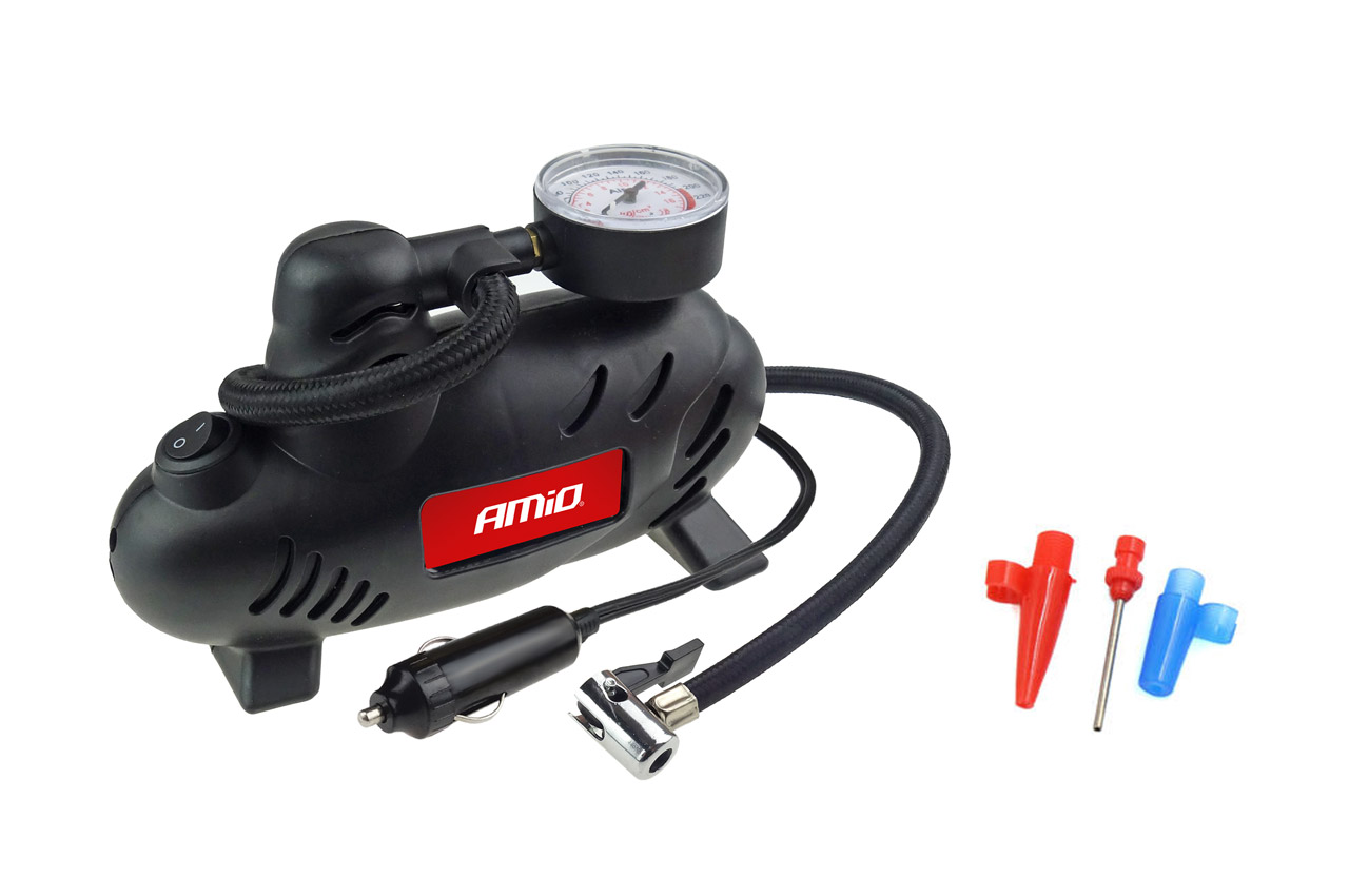 Automašīnas gaisa kompresors 12V ACOMP-07 AMIO-02181 Automašīnas gaisa kompresors 12V ACOMP-07 AMIO-02181