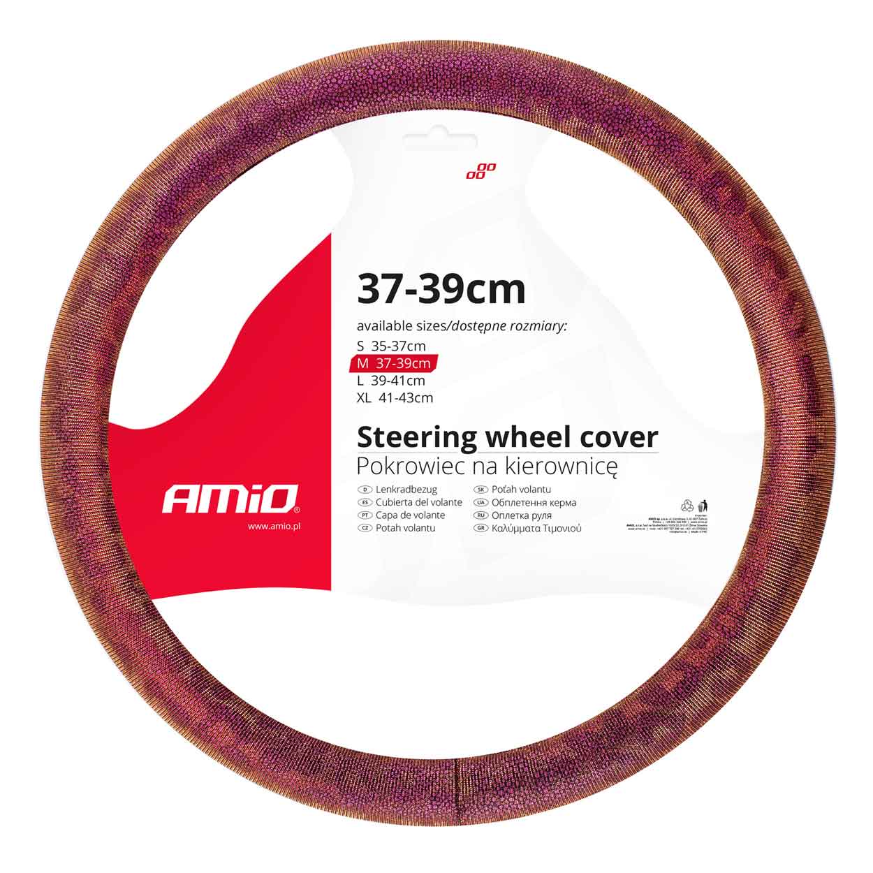 Stūres pārsegs SWC-33-M (37-39 cm) AMIO-02806 Stūres pārsegs SWC-33-M (37-39 cm) AMIO-02806