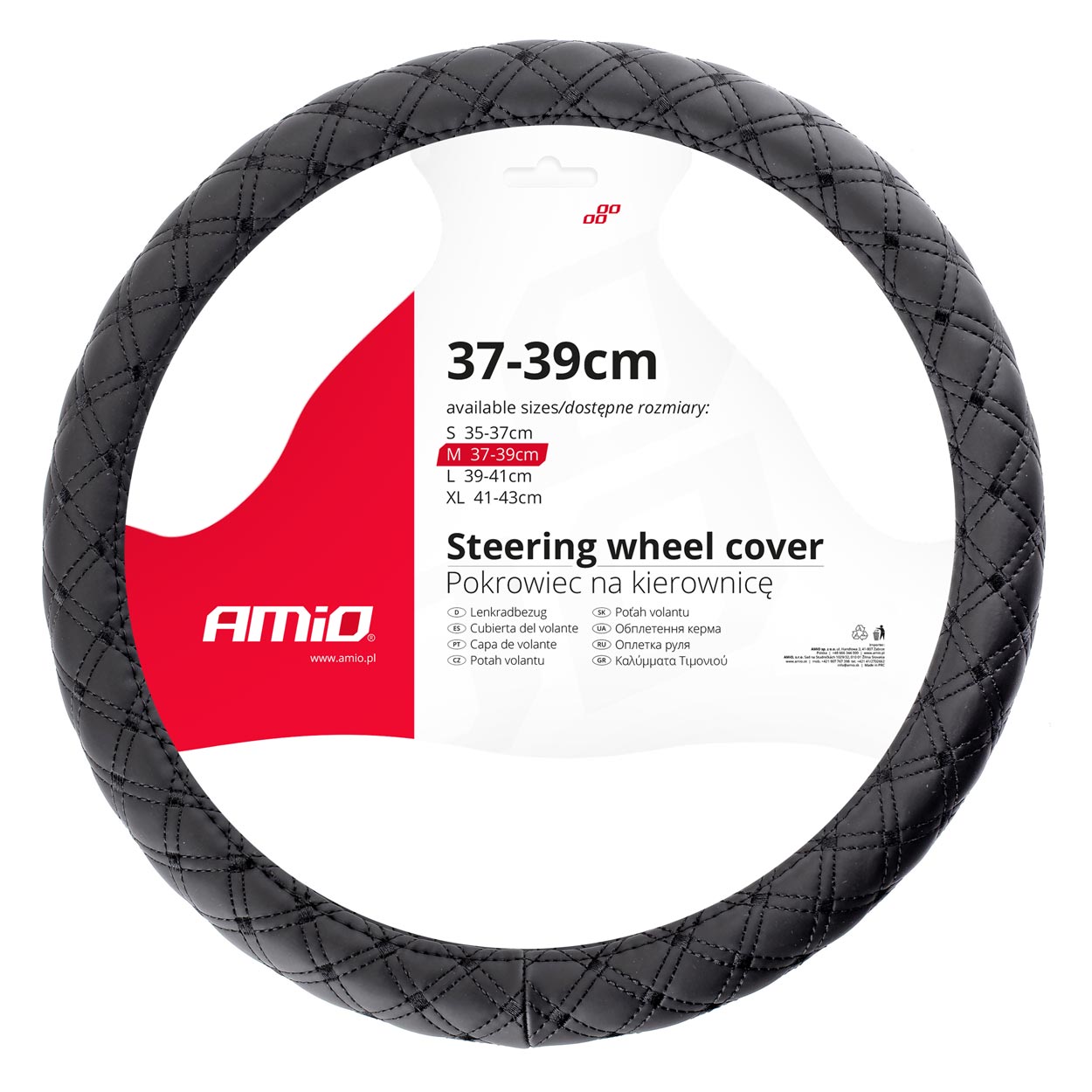 Stūres pārsegs SWC-41-M (37-39 cm) AMIO-02814 Stūres pārsegs SWC-41-M (37-39 cm) AMIO-02814