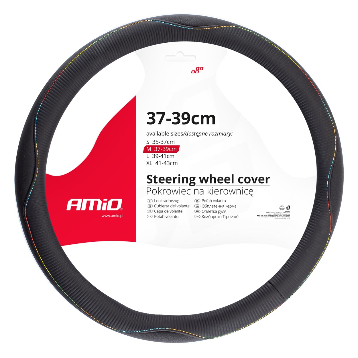 Stūres pārsegs SWC-42-M (37-39 cm) AMIO-02815 Stūres pārsegs SWC-42-M (37-39 cm) AMIO-02815