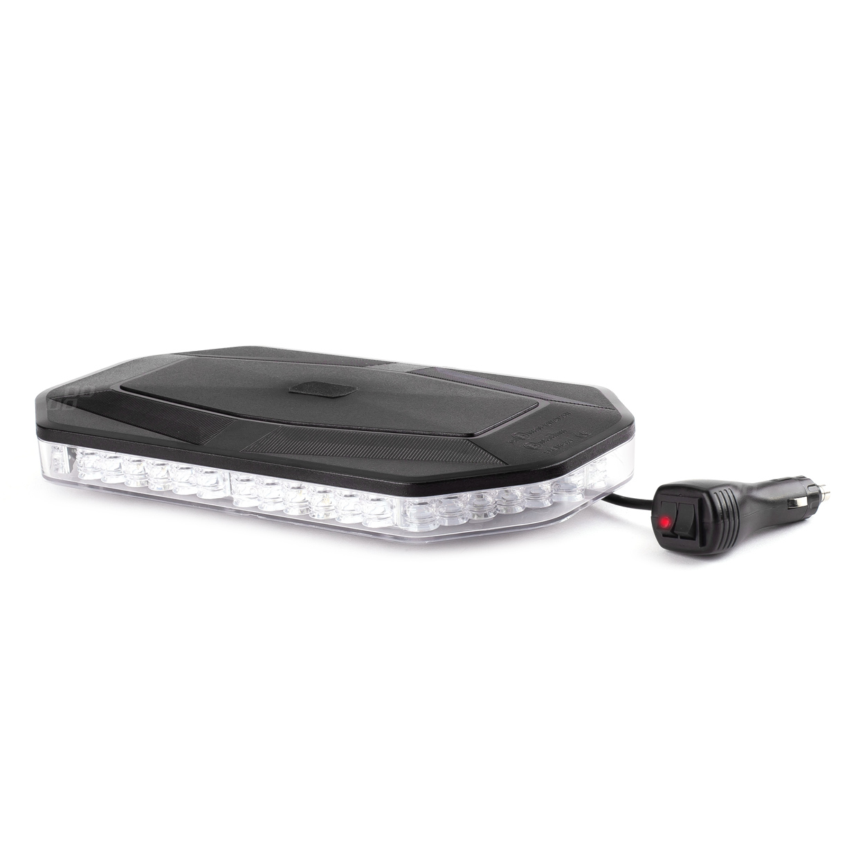 Augstas intensitātes magnētiskais stiprinājums MINI gaismas josla WLB78 293x171mm R65 R10 48LED 12/24V IP56 AMIO-02920 Augstas intensitātes magnētiskais stiprinājums MINI gaismas josla WLB78 293x171mm R65 R10 48LED 12/24V IP56 AMIO-02920