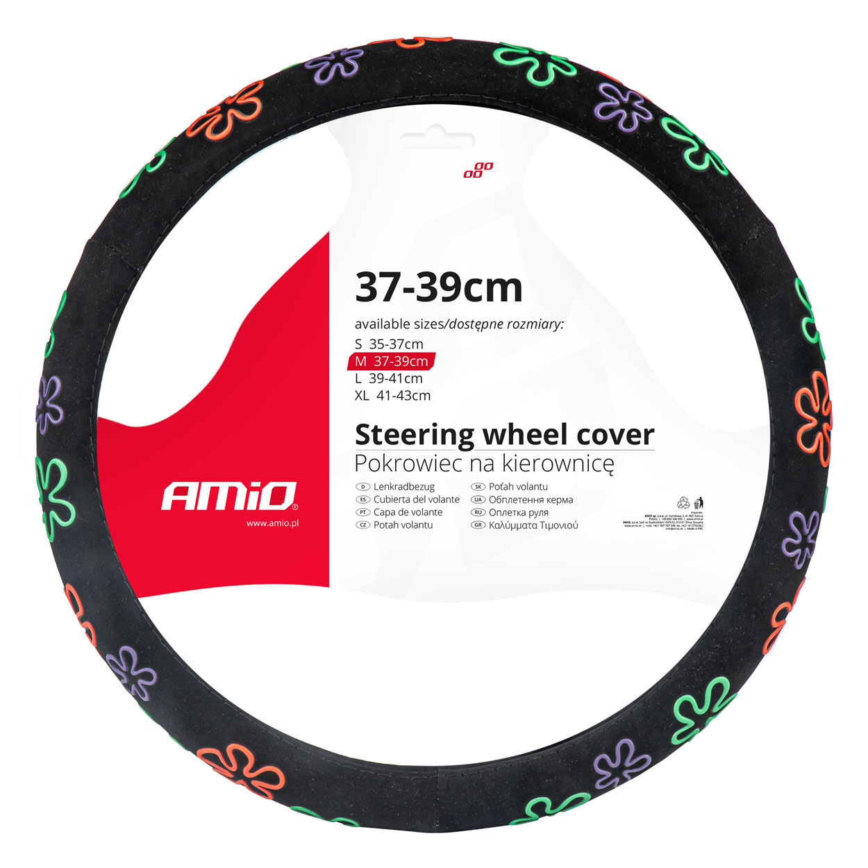 Stūres pārsegs SWC-46-M (37-39 cm) AMIO-02987 Stūres pārsegs SWC-46-M (37-39 cm) AMIO-02987
