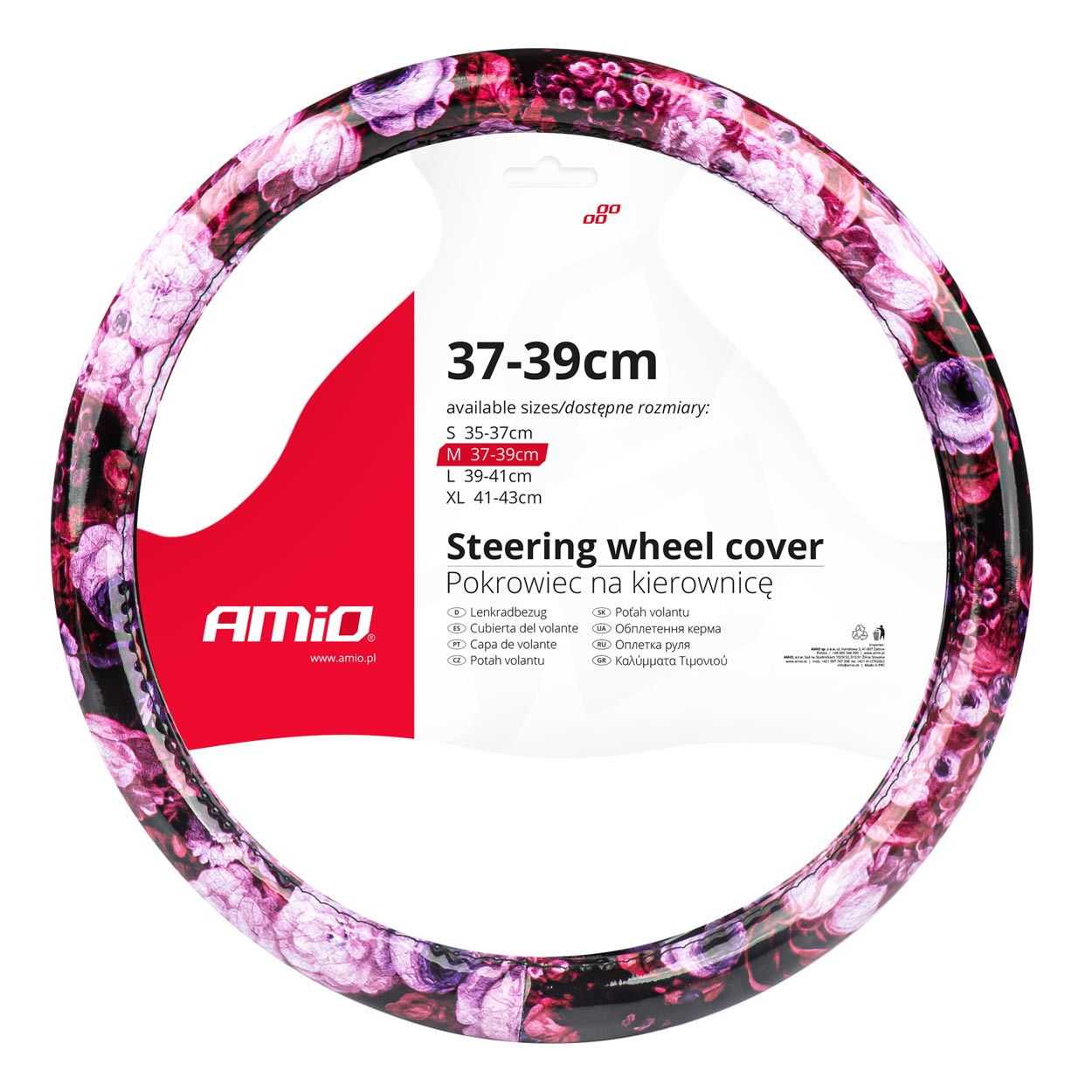 Stūres pārsegs SWC-47-M (37-39 cm) AMIO-02988 Stūres pārsegs SWC-47-M (37-39 cm) AMIO-02988