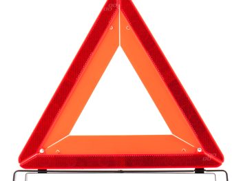 Brīdinājuma automašīnas trijstūris WF-71 E-MARK AMIO-02998