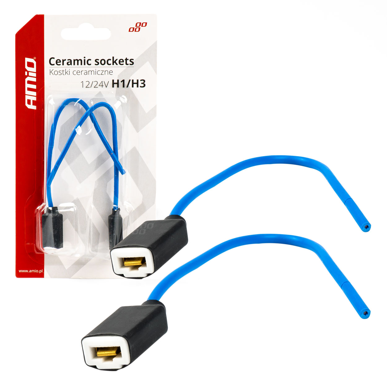 Keramikas ligzdas 2 gab. H1/H3 AMIO-03050 Keramikas ligzdas 2 gab. H1/H3 AMIO-03050